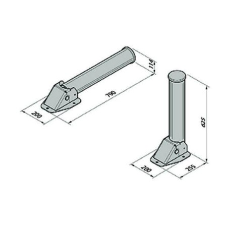 RANCH R BFT dissuasore ribaltabile per salva-posteggio