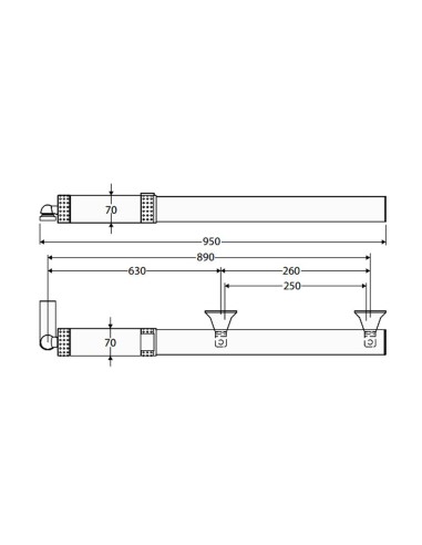 ORO BFT operatore oleodinamico per ante a battente