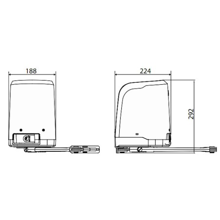 VIRGO SMART BT A20 KIT BFT operatore elettromeccanico a braccio articolato per ante a battente