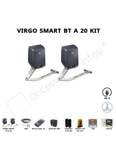 VIRGO SMART BT A20 KIT BFT operatore elettromeccanico a braccio articolato per ante a battente 2