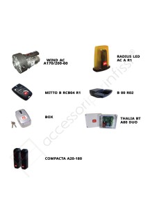 WIND AC A KIT 170/200-60 EF AUTO BFT operatore per serrande avvolgibili 2