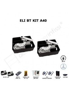 ELI BT KIT A40 BFT Kit Interrato per Cancelli a Battente