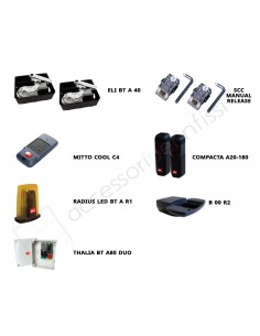 ELI BT KIT A40 BFT Kit Interrato per Cancelli a Battente 2