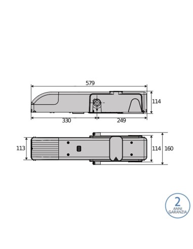 PHEBE BT A BFT - KIT porte garage basculanti