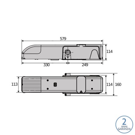 PHEBE BT A BFT - KIT porte garage basculanti