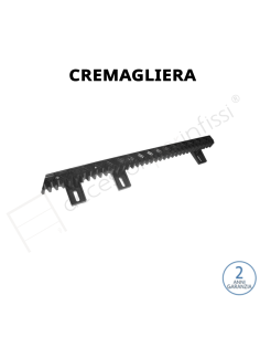 Cremagliera in plastica BFT 22x22mm