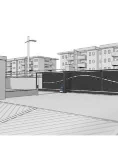 ARES ULTRA BT A1500 KIT BFT completo 24 V per cancelli scorrevoli