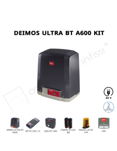 DEIMOS ULTRA BT A600 KIT BFT completo 24 V per cancelli scorrevoli 2