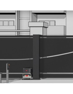 ARES ULTRA BT A1000 KIT BFT completo 24 V per cancelli scorrevoli