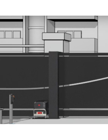 ARES ULTRA BT A1000 KIT BFT completo 24 V per cancelli scorrevoli