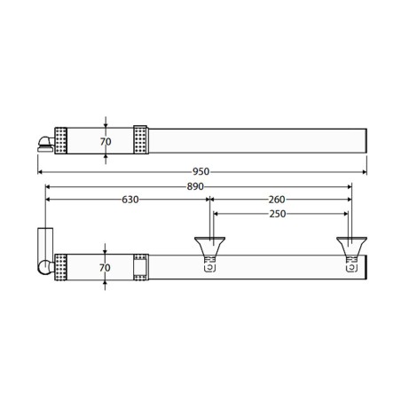 ORO KIT BFT per ante a battente