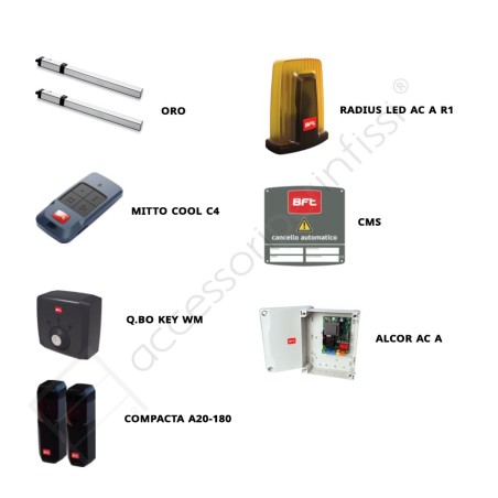 ORO KIT BFT per ante a battente