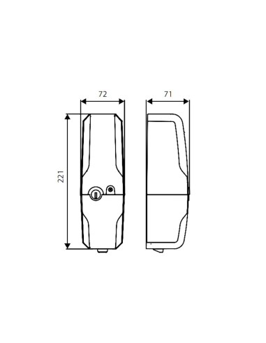 EBP BT A 24V BFT elettroserrature verticali per cancelli automatici