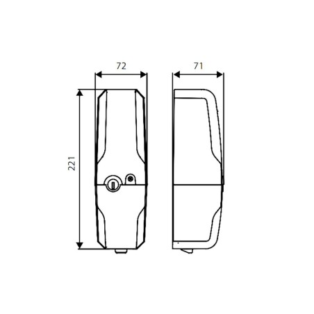 EBP BT A 24V BFT elettroserrature verticali per cancelli automatici