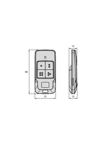 MITTO COOL C2 BFT radiocomando per cancelli automatici