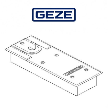 104028 Geze | Chiudiporta a pavimento TS 500/NV EN 1-4 con fermo a 90°