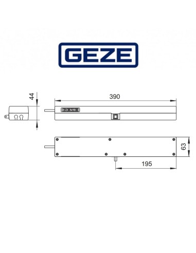 ECCHAIN Geze - Attuatore elettrico a catena per finestre vasistas e a sporgere