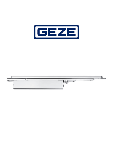 BOXER 2-4 Geze - Chiudiporta integrato completo di braccio a slitta e fermo meccanico per porte a battente