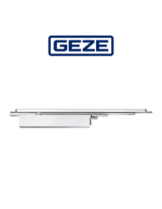 BOXER 2-4 Geze - Chiudiporta integrato completo di braccio a slitta e fermo meccanico per porte a battente