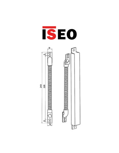 Iseo flexible cable gland art. 8810