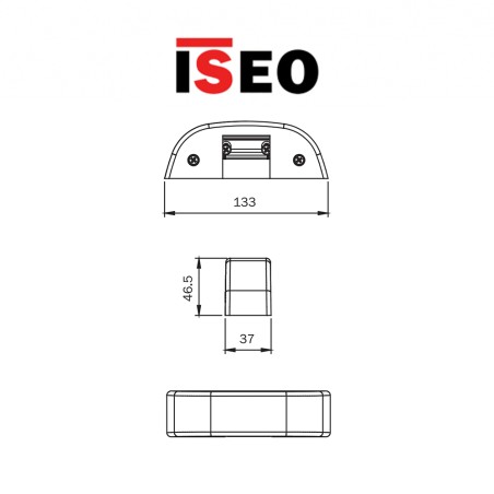Match ISEO incontro elettrico per maniglioni antipanico serie IDEA Base e Push