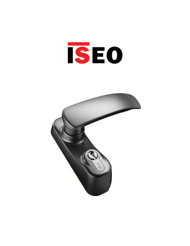 94027005 TRIM Iseo - Comando esterno nero per dispositivi antipanico da applicare